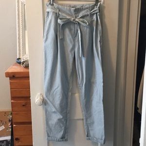 GAP Pin Stripe High Waist Pants